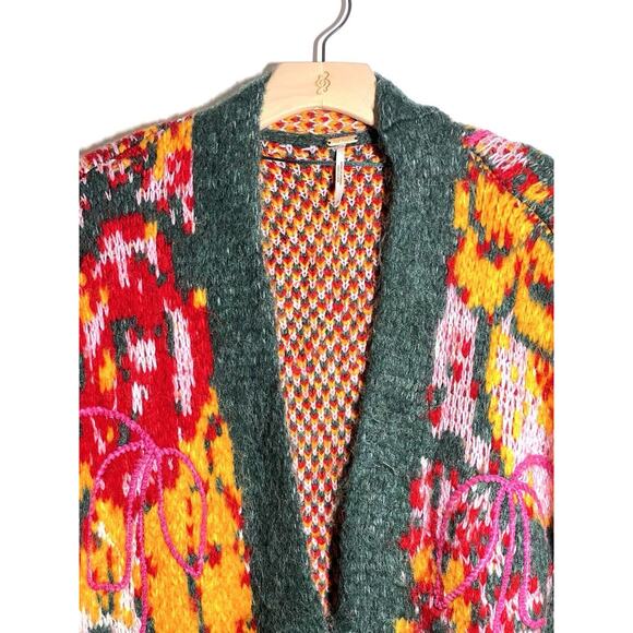 Free People Cozy Crew Neck Sweater in Multicolor - Picture 4 of 8